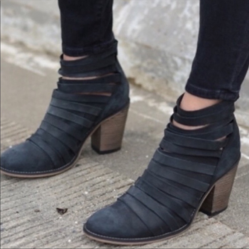 Free People Hybrid Heel Boot - Charcoal - Picture 2 of 12